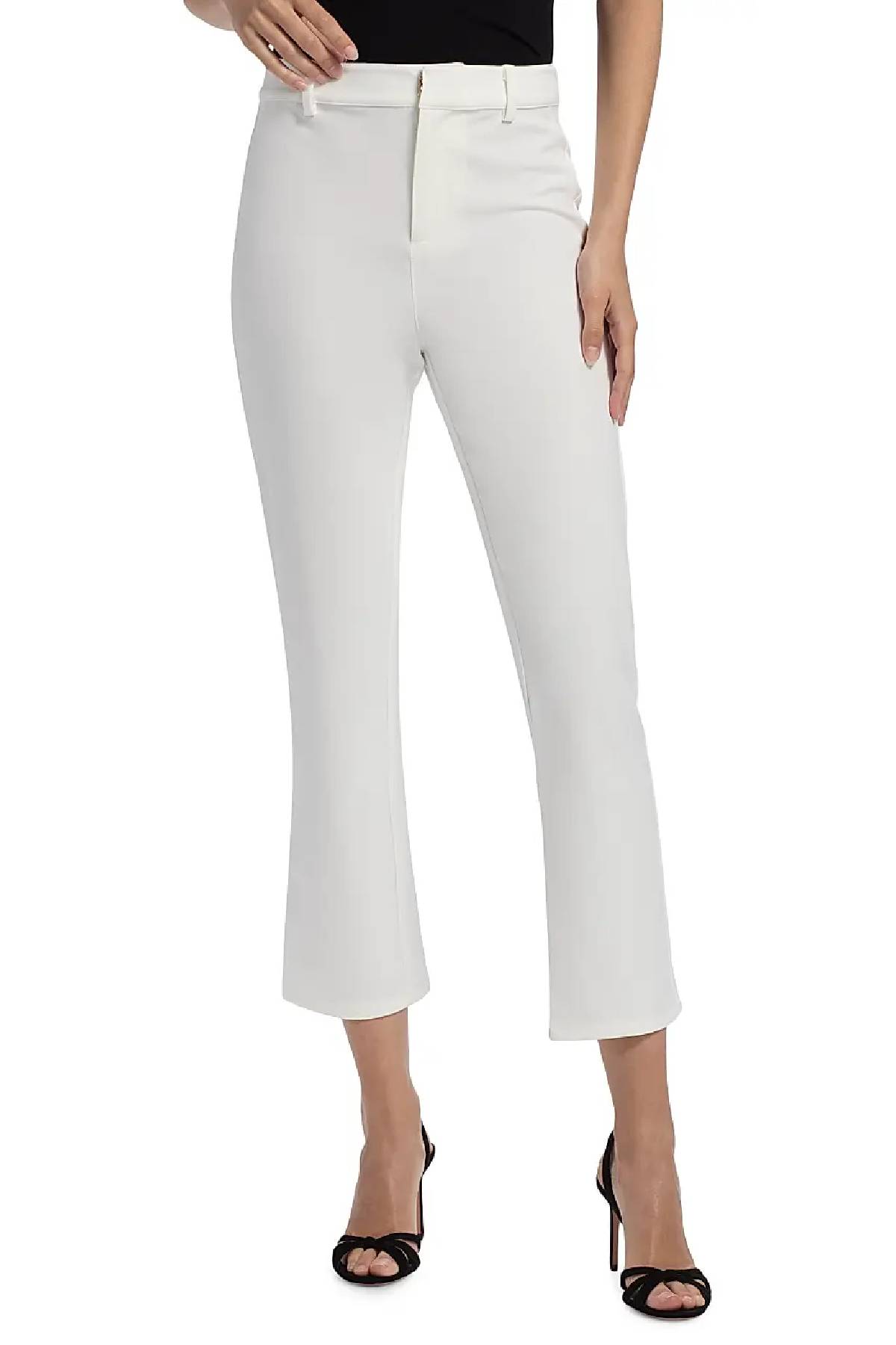 L’AGENCE Ketra Baby Bootcut Trouser - White