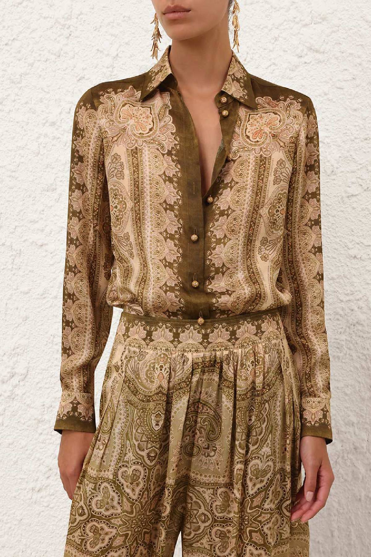 Zimmermann Luna Satin Shirt