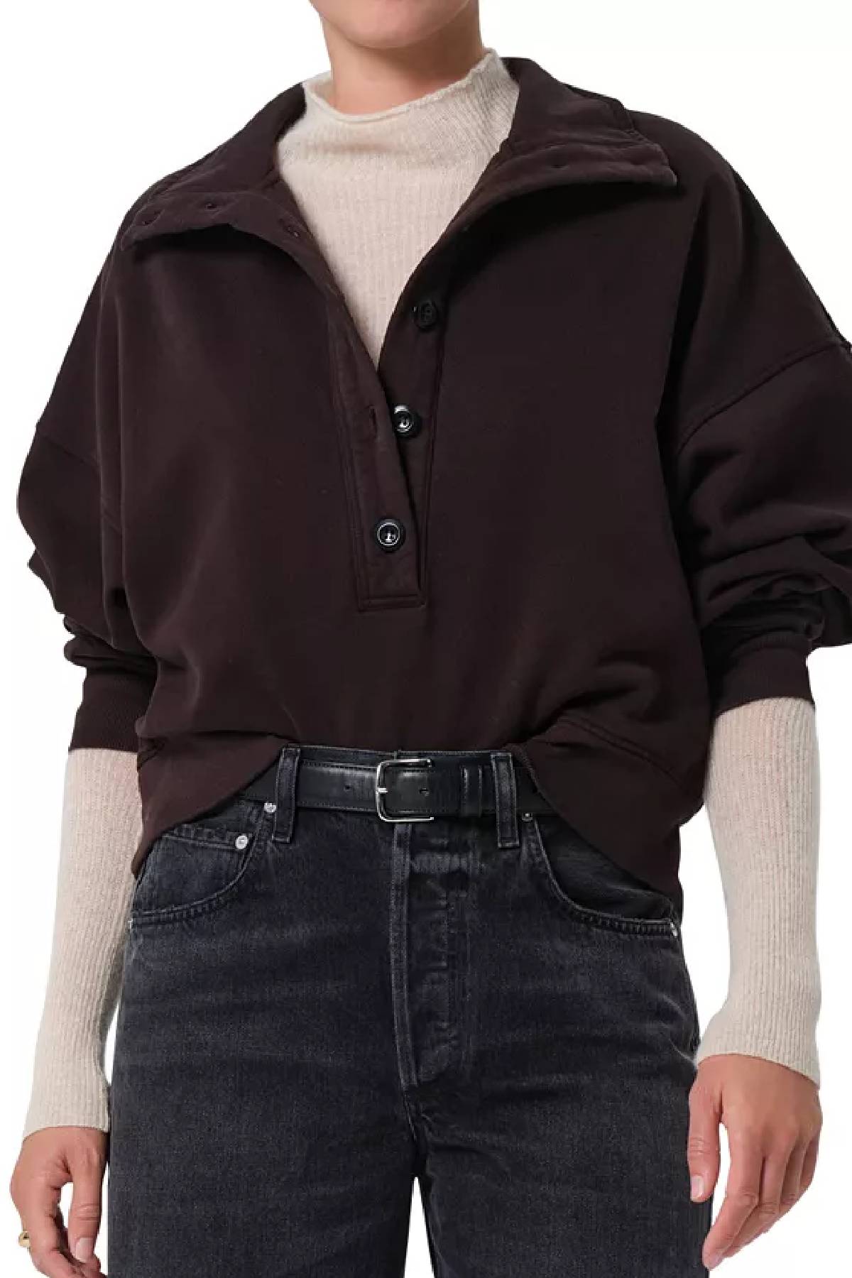Citizens of Humanity Mirelle Funnel-Neck Sweatshirt