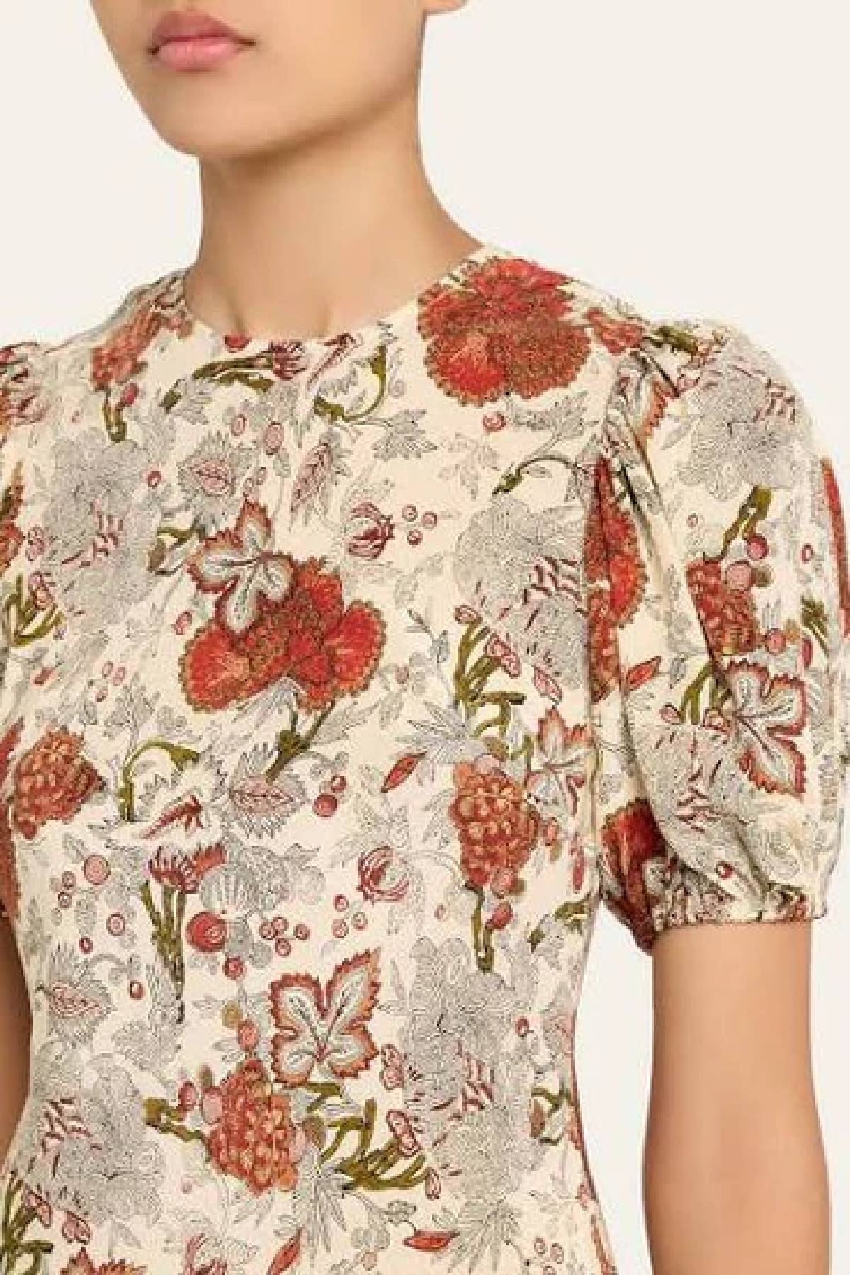 Ulla Johnson Ines Puff Sleeve Midi Dress