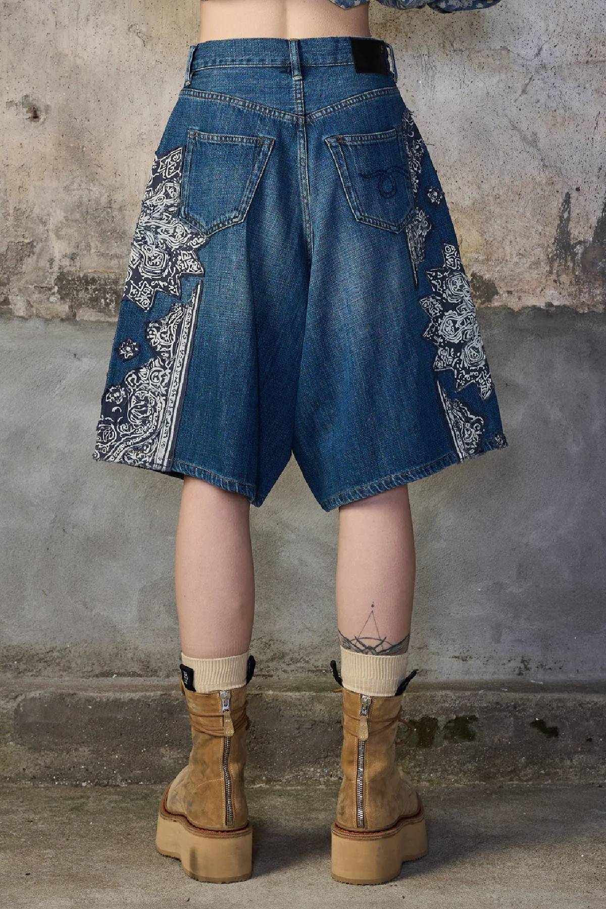 R13 Jesse Denim Short