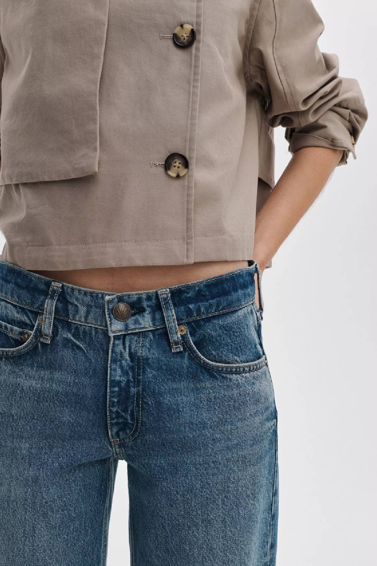 Rag & Bone Saige Relaxed Straight Jeans