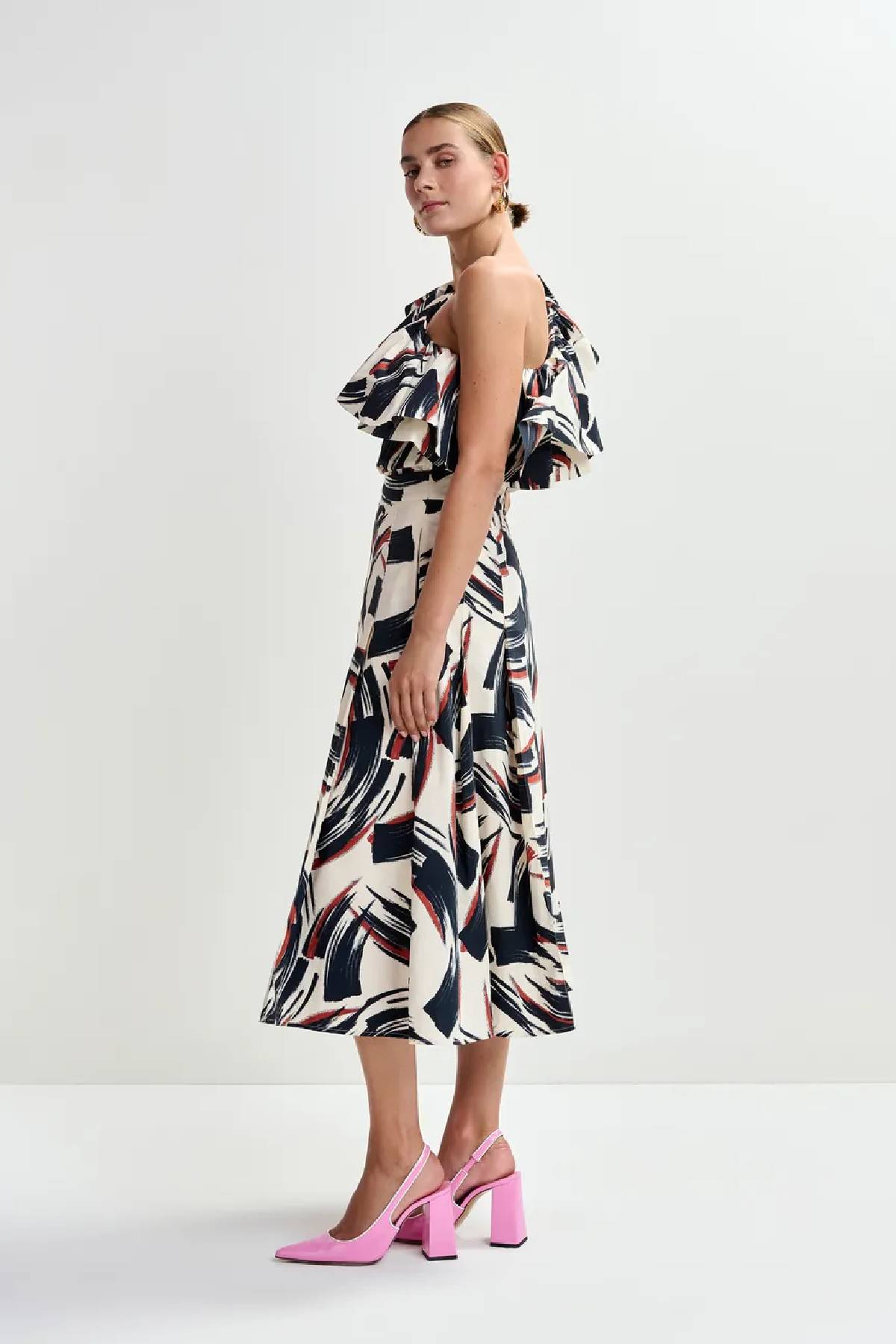 Essentiel Antwerp Asymmetric Ruffle Top