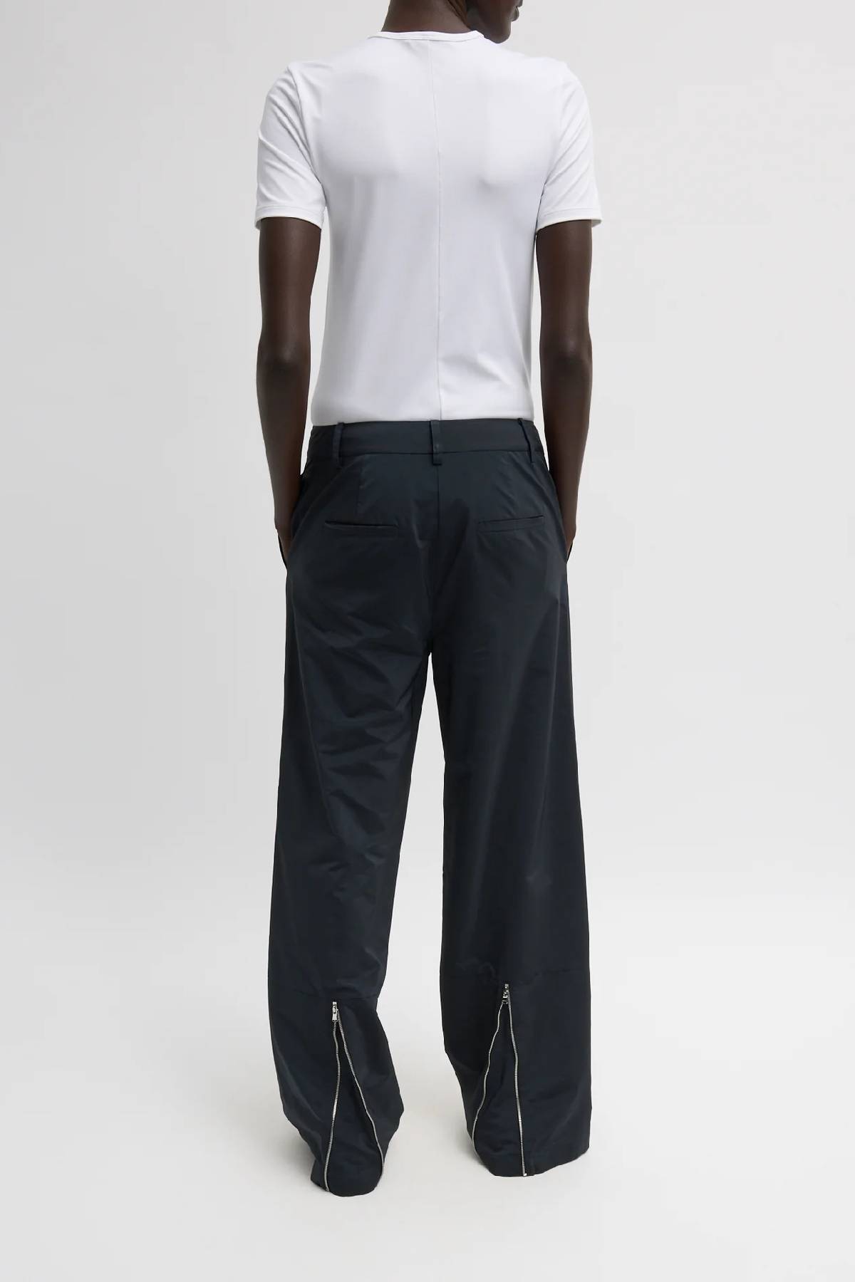 Tibi Nylon Zipper Trouser