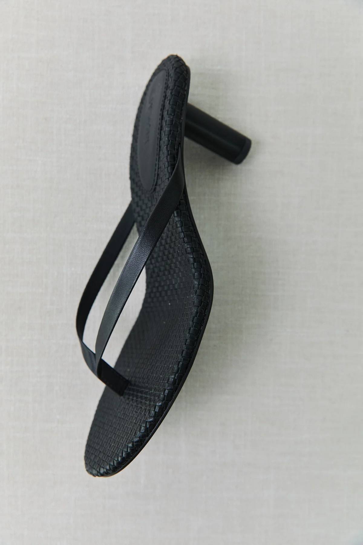 St. Agni Woven Thong Heel