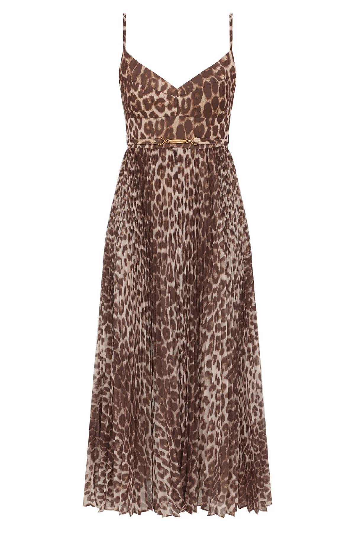 Zimmermann Sunray Pleated Picnic Dress