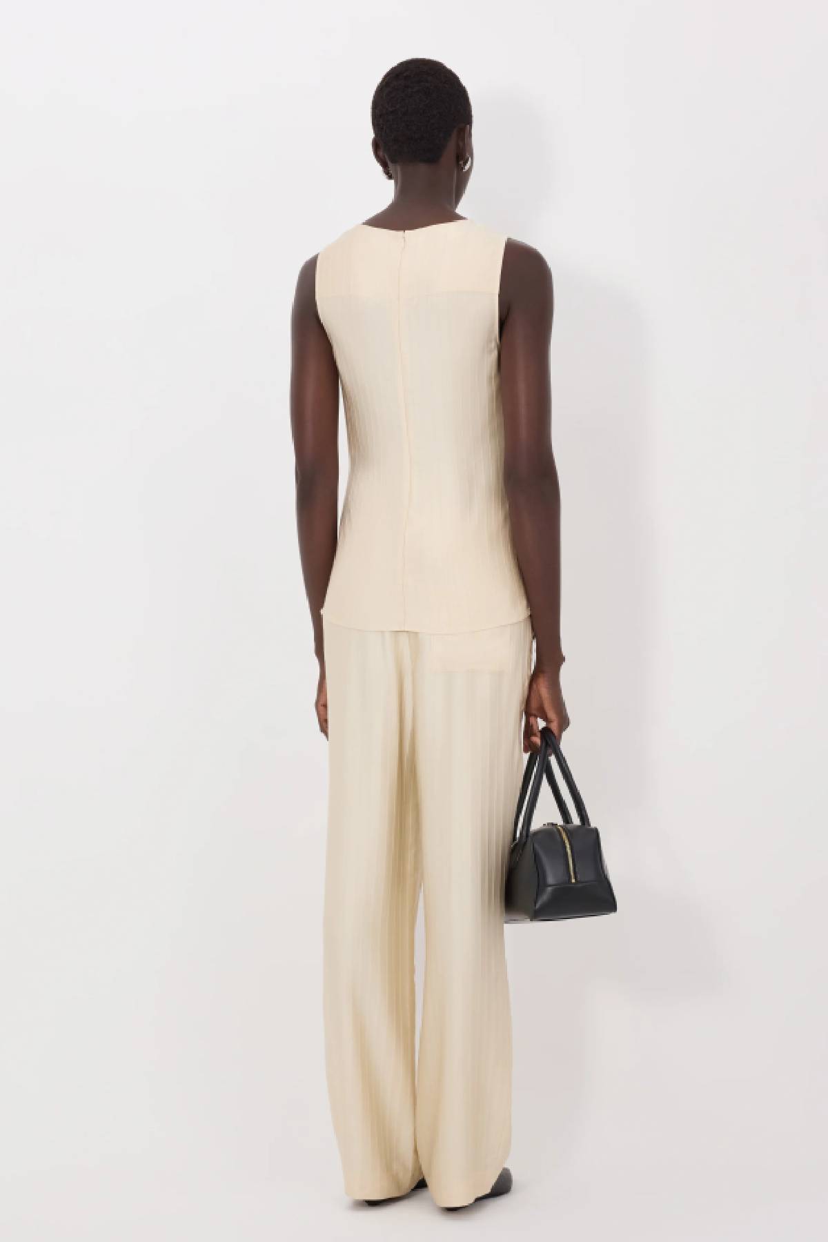 Loulou de Saison Fonda Draped Asymmetric Top