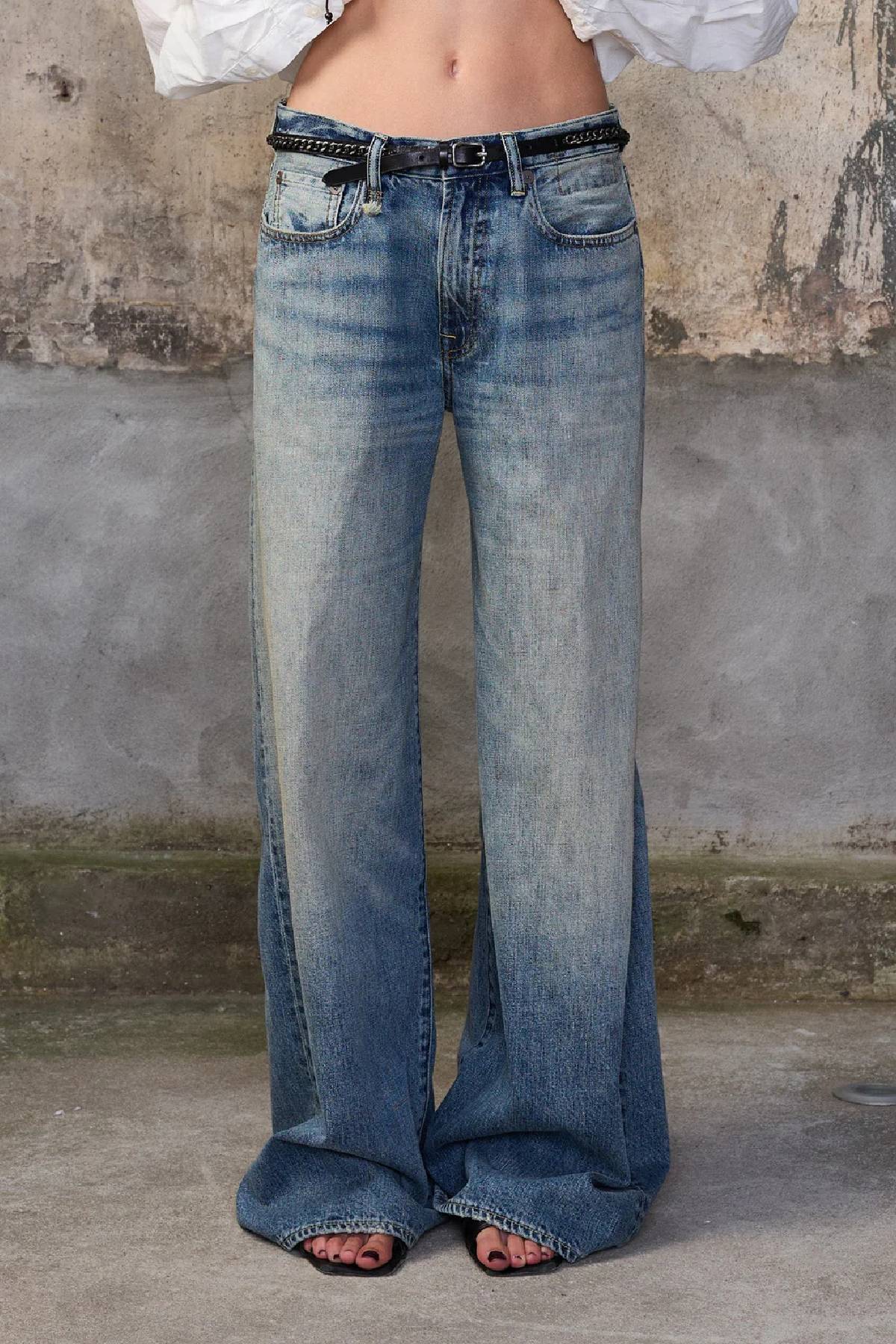 パンツ 00s luv maison flame flare denim archive Maison 4110