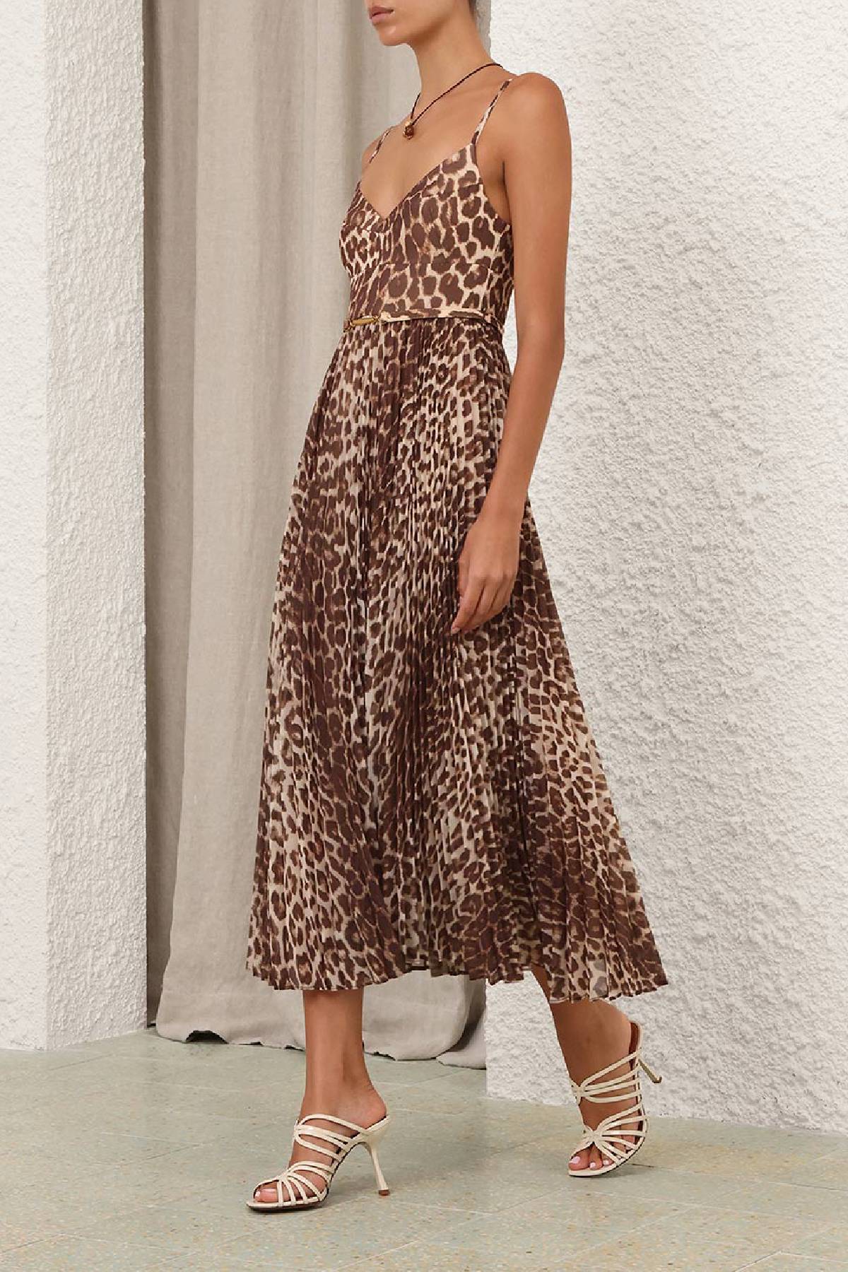 Zimmermann Sunray Pleated Picnic Dress