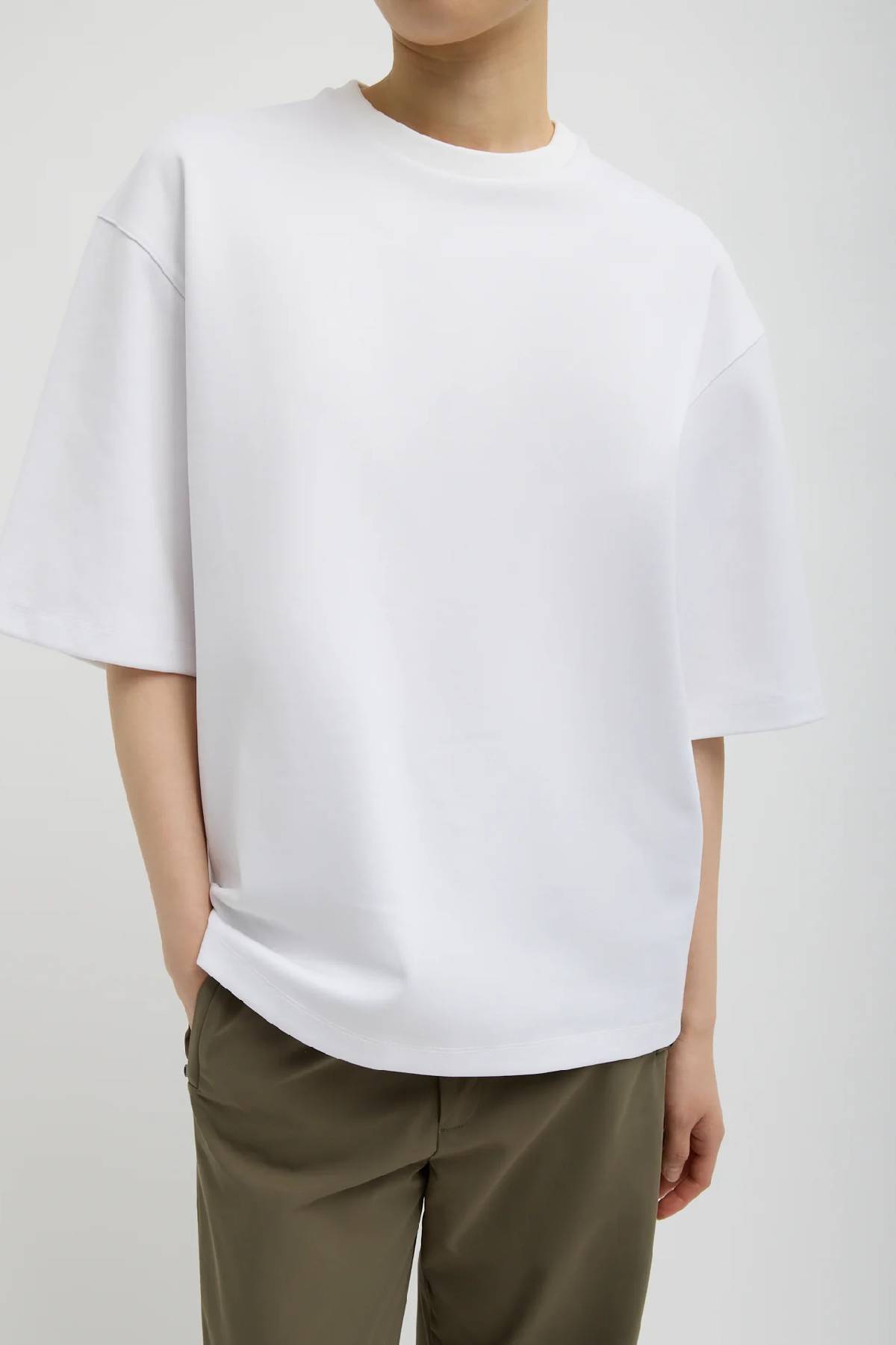 Tibi Active Knit Easy T-Shirt