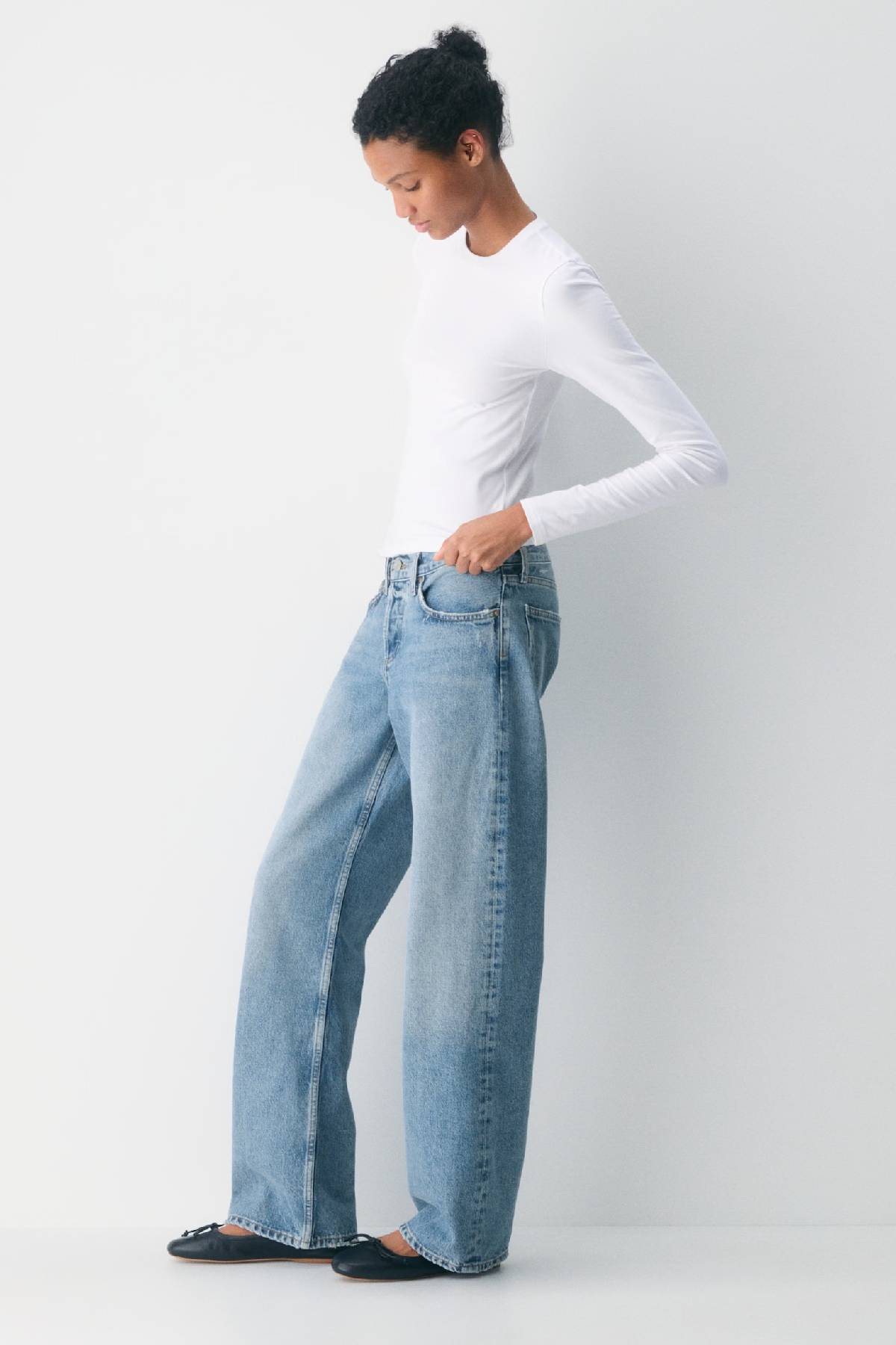 Agolde Low Rise Loose Jeans