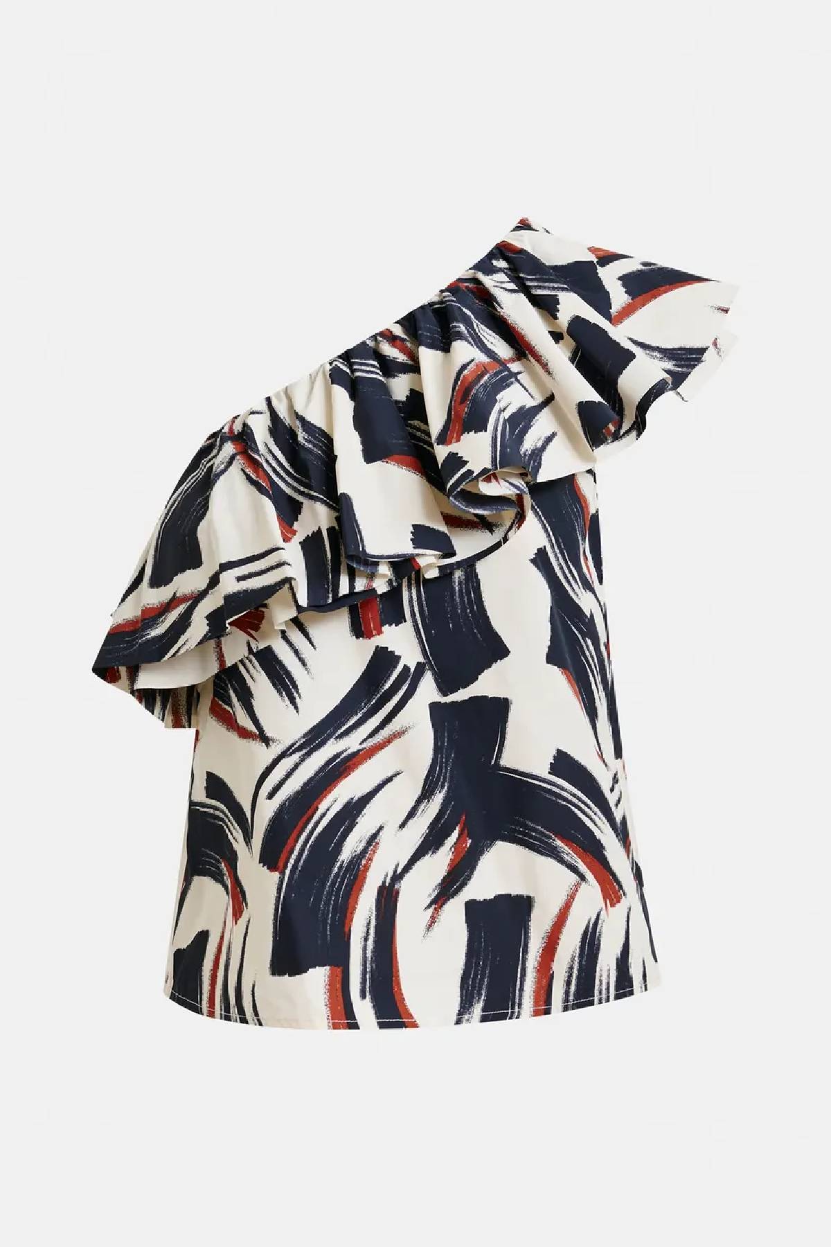 Essentiel Antwerp Asymmetric Ruffle Top