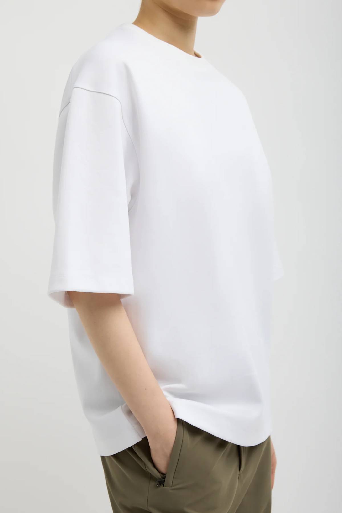 Tibi Active Knit Easy T-Shirt