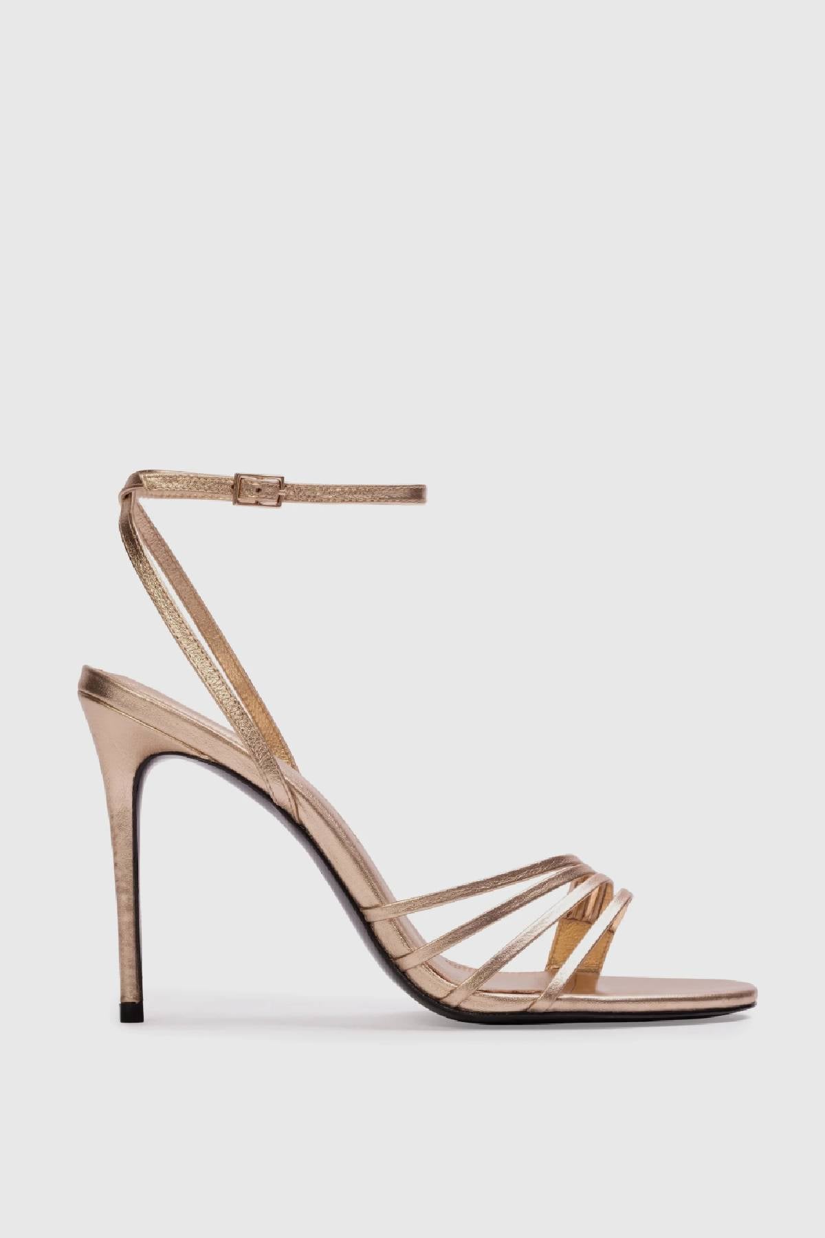 Black Suede Studio Ella 100 Sandal