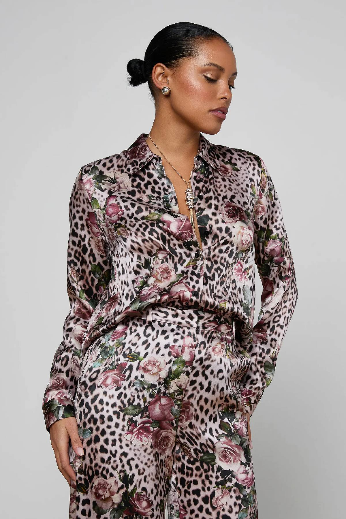 L’AGENCE Tyler Silk Blouse