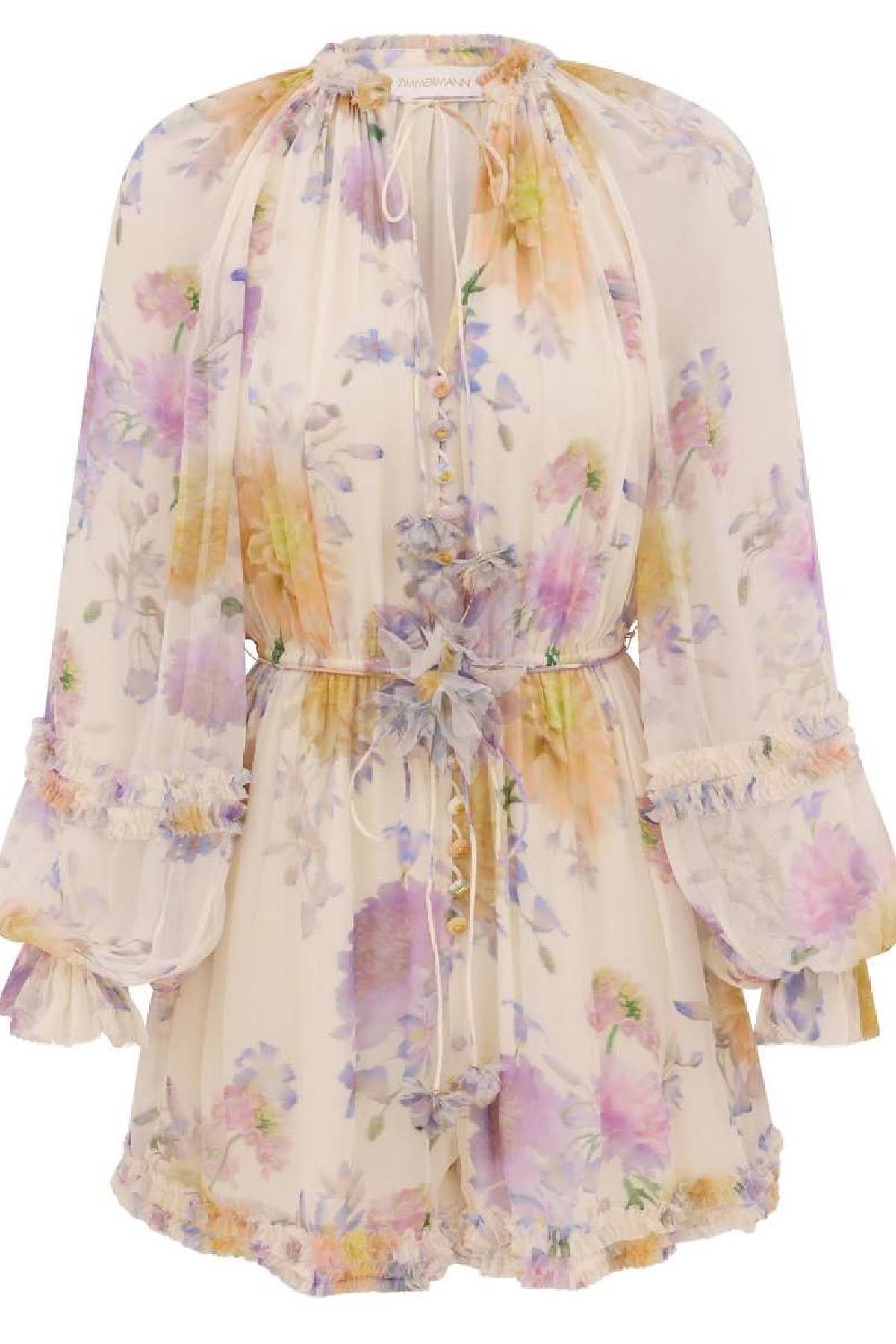 Zimmermann Luna Ruffle Playsuit