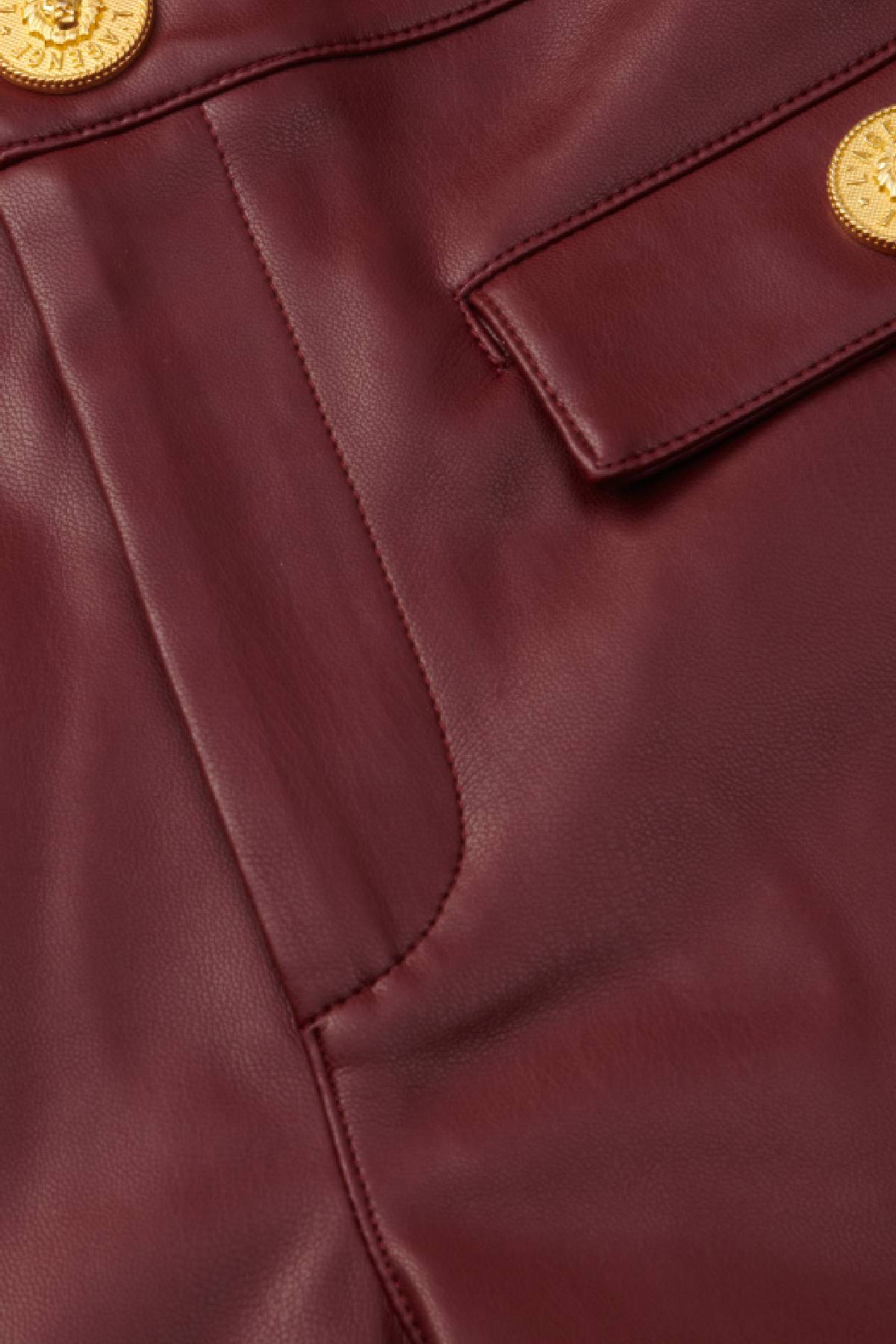 Pantalones cortos de piel sintética de L'Agence Dionne