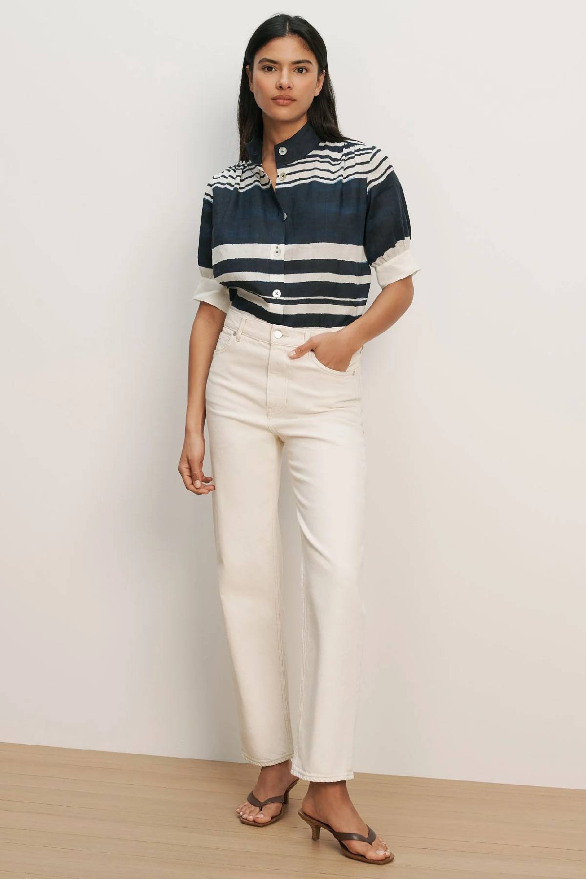 Veronica Beard Hollandale Button-Down Shirt