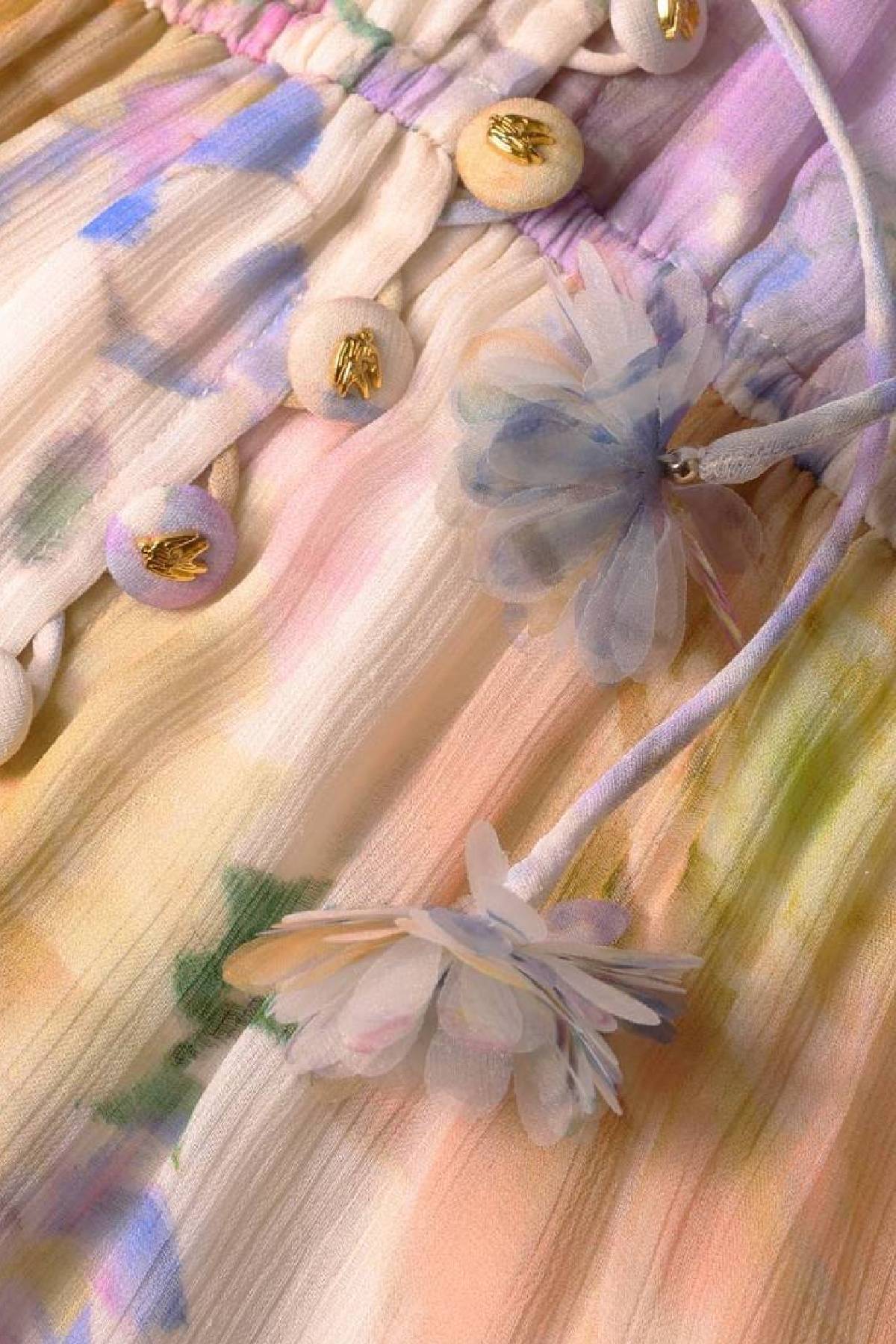 Zimmermann Luna Ruffle Playsuit