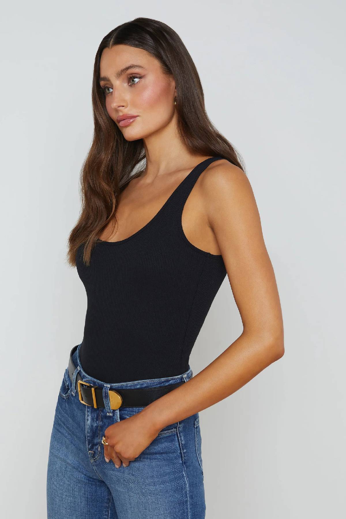 L’AGENCE Nica Scoop Neck Bodysuit