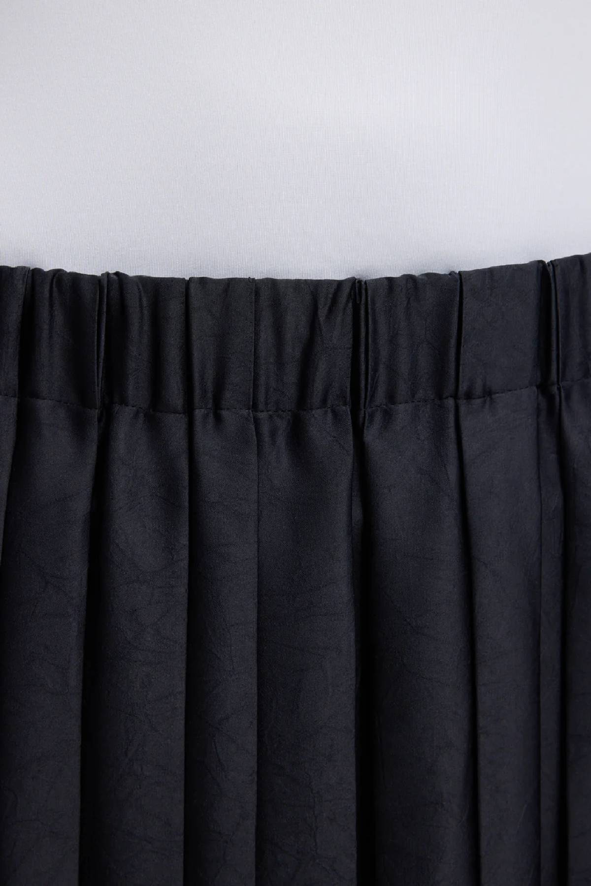 Tibi Feather Weight Pleated Pull On Skirt