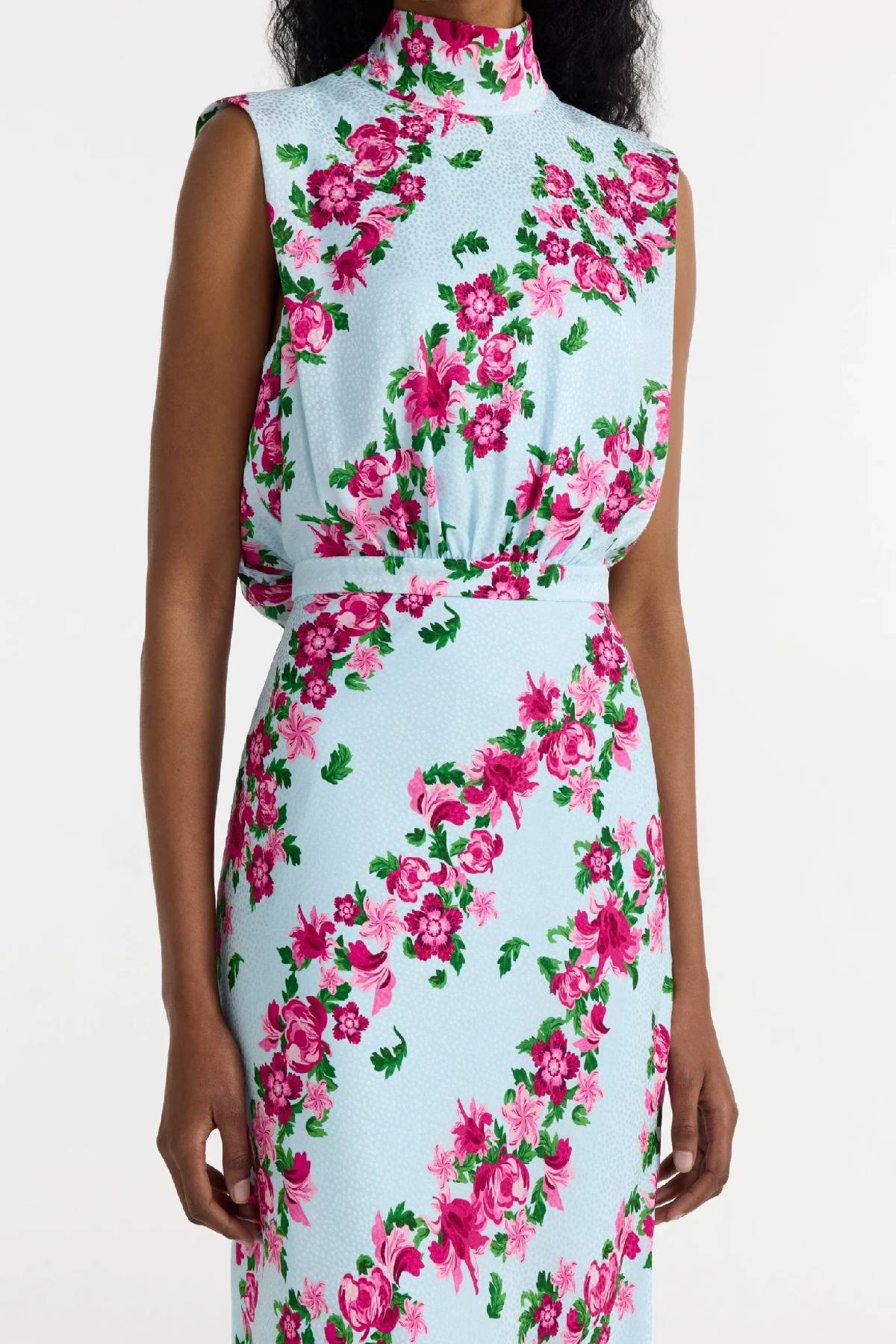 Saloni Fleur Dress - Bellis Stripe