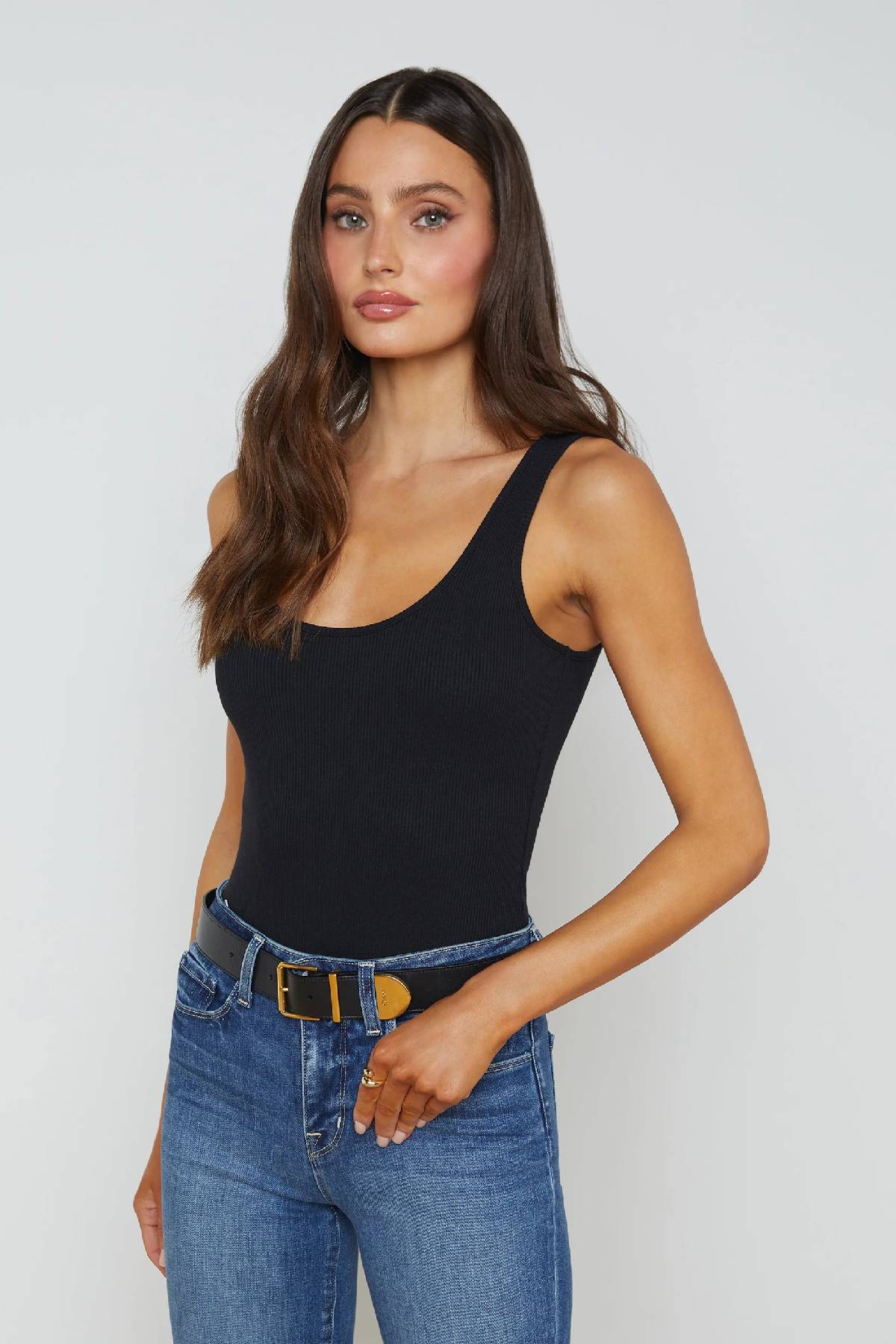 L’AGENCE Nica Scoop Neck Bodysuit