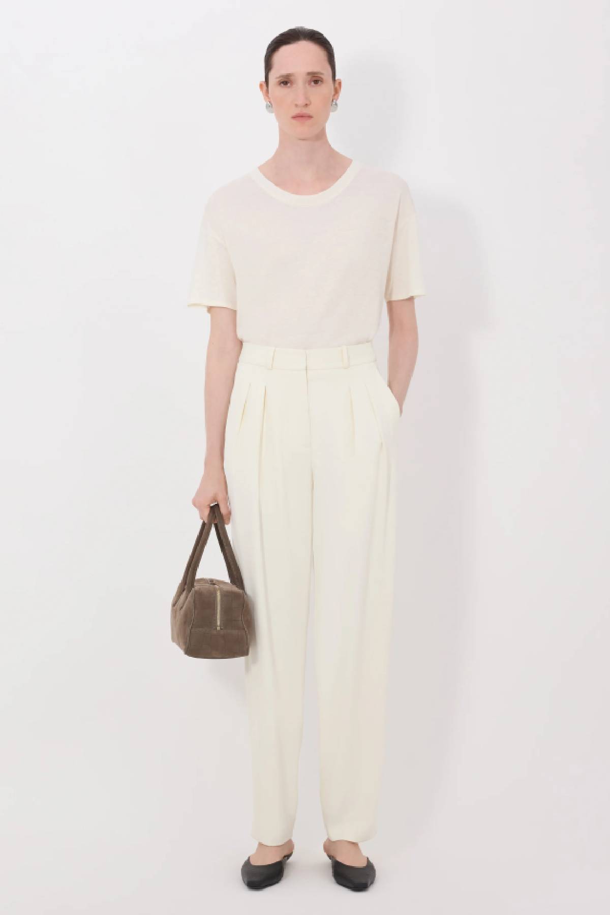 Loulou de Saison Alio Pleated Tailored Pants