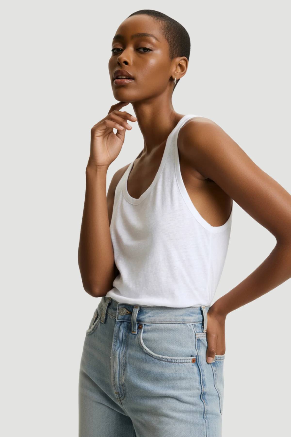 Majestic Filatures Stretch Linen Tank