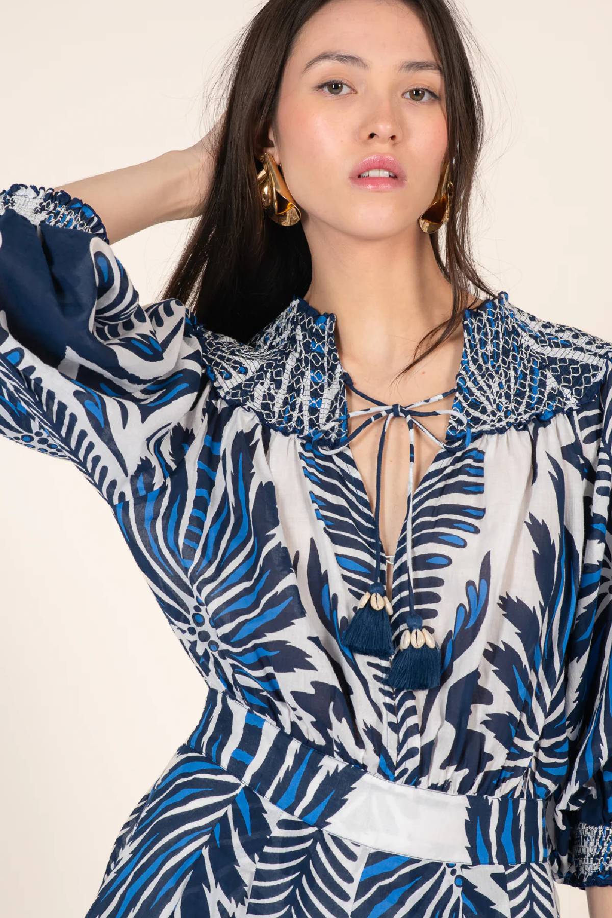 Poupette St Barth Short Jumpsuit Janna Cotton Mousseline