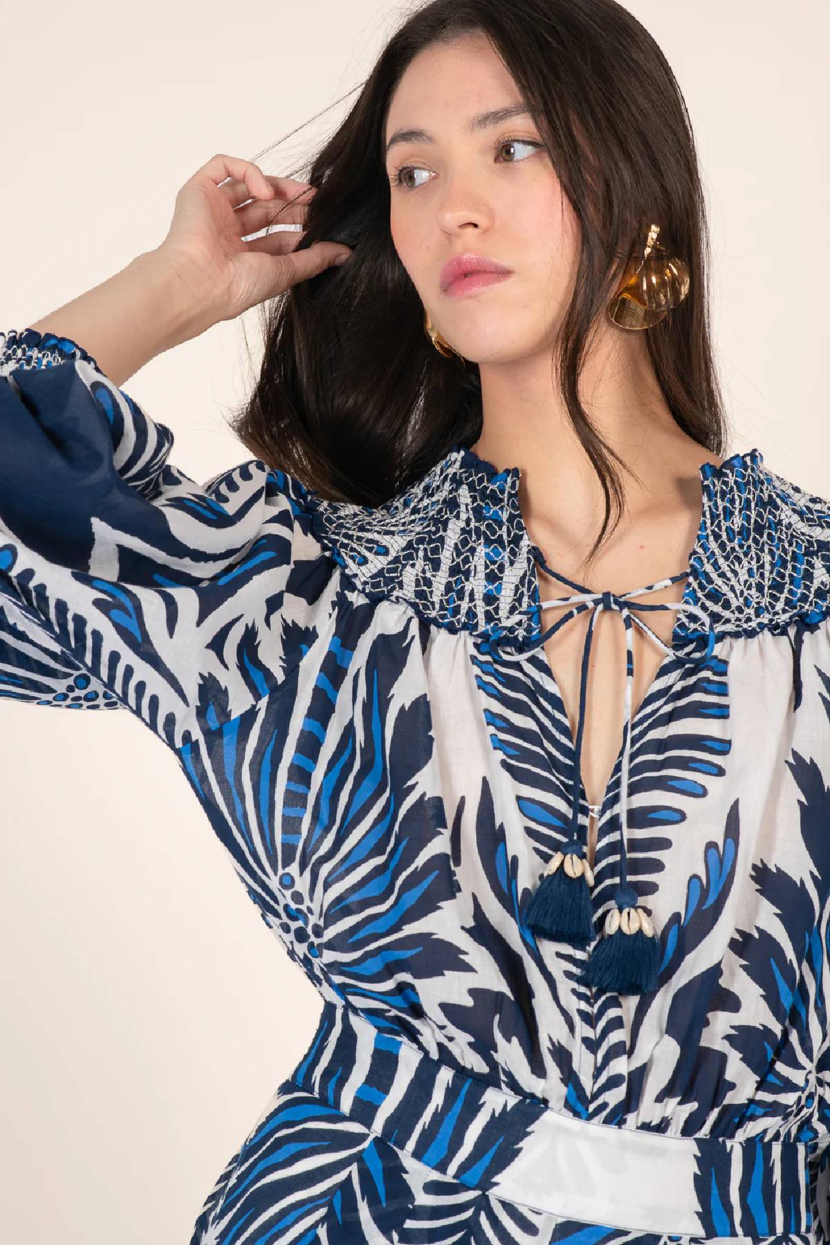 Poupette St Barth Short Jumpsuit Janna Cotton Mousseline