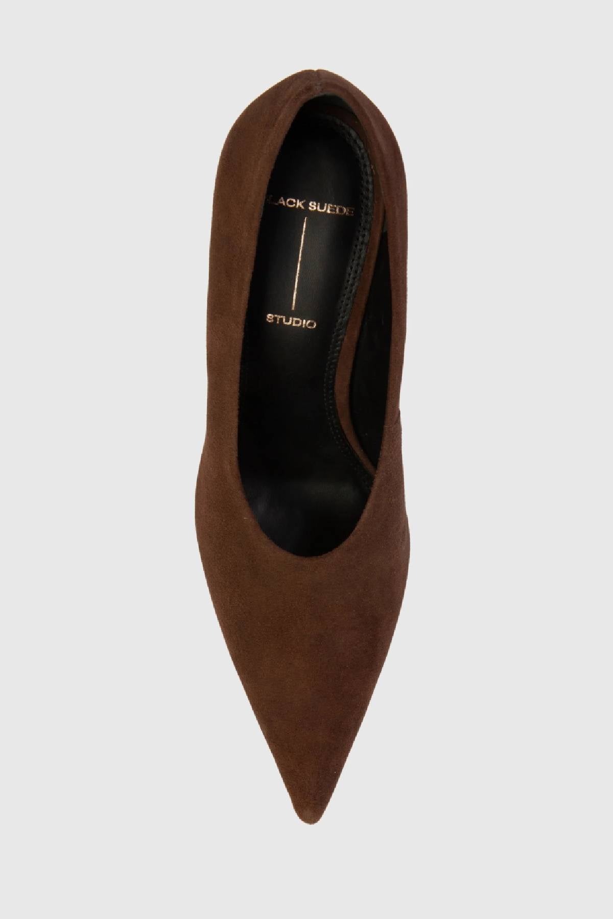 Black Suede Studio Jona 100 Pump