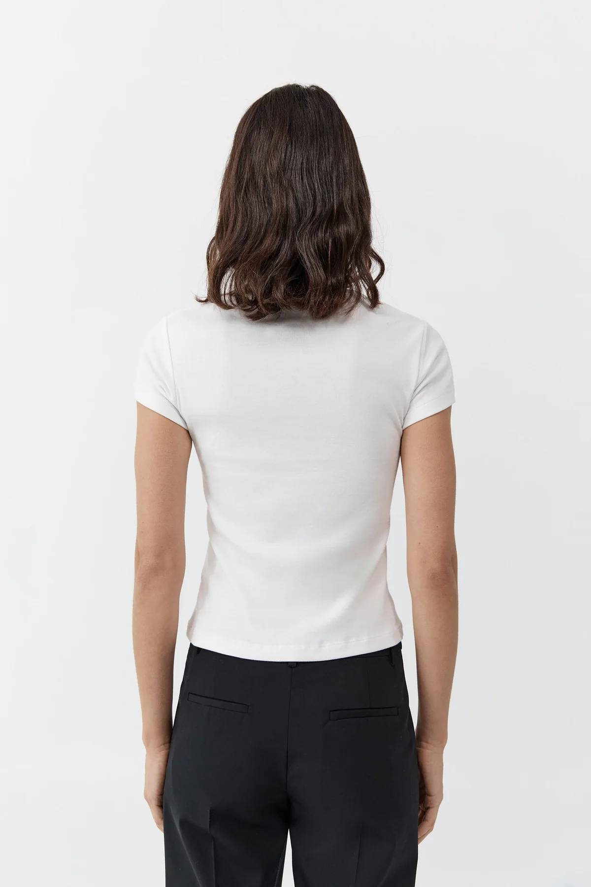 St. Agni Organic Cotton Baby Tee - White