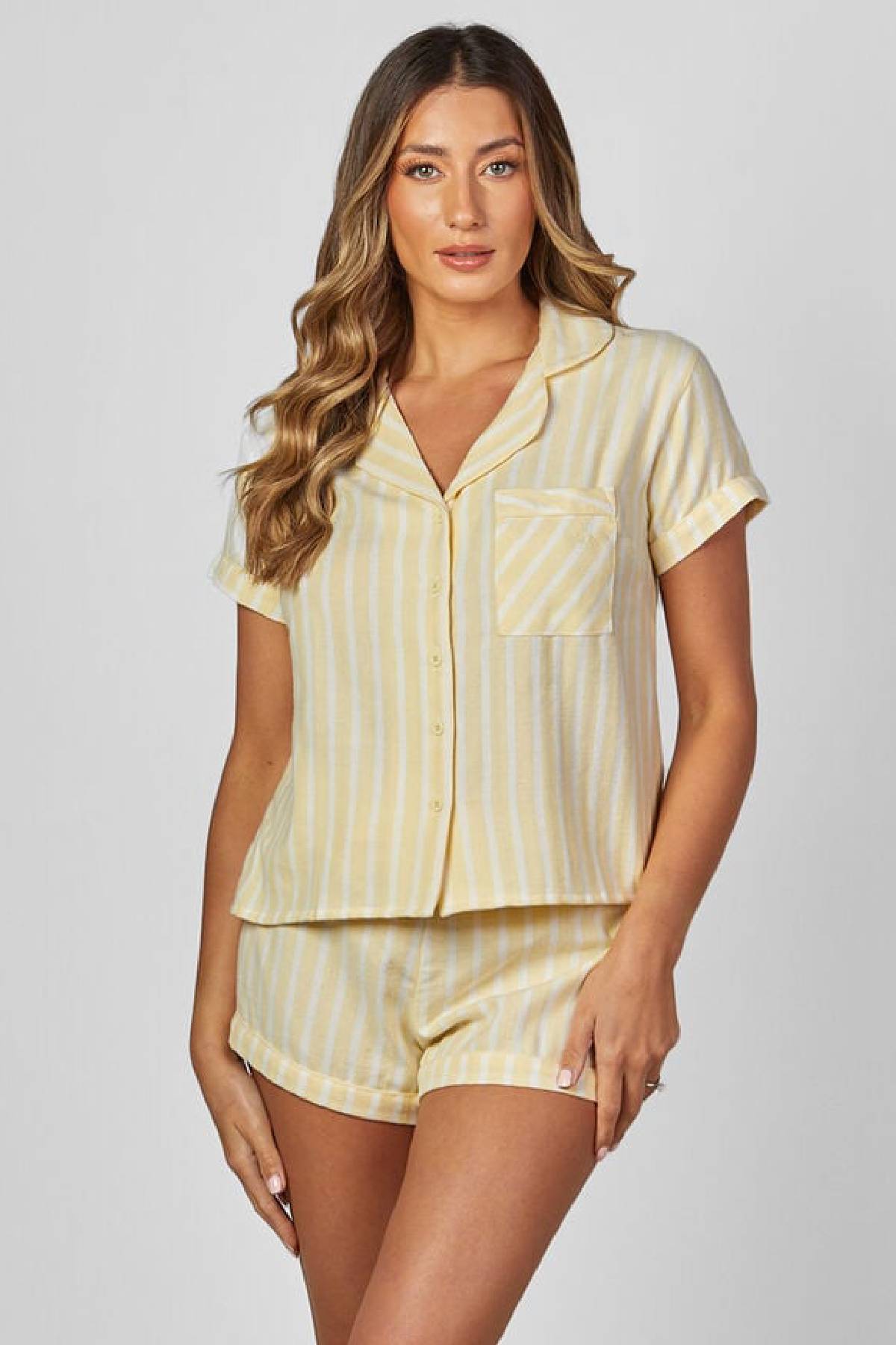 Eberjey Nautico Shortie PJ Set