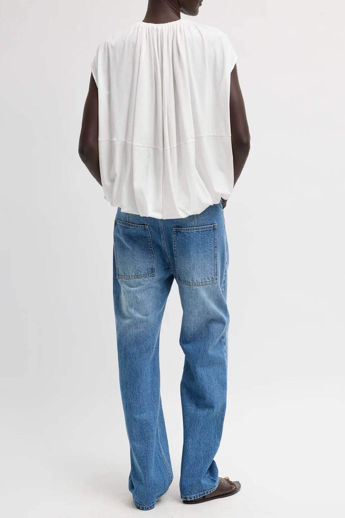 Tibi Selvage Denim 5 Pocket Alec Jean