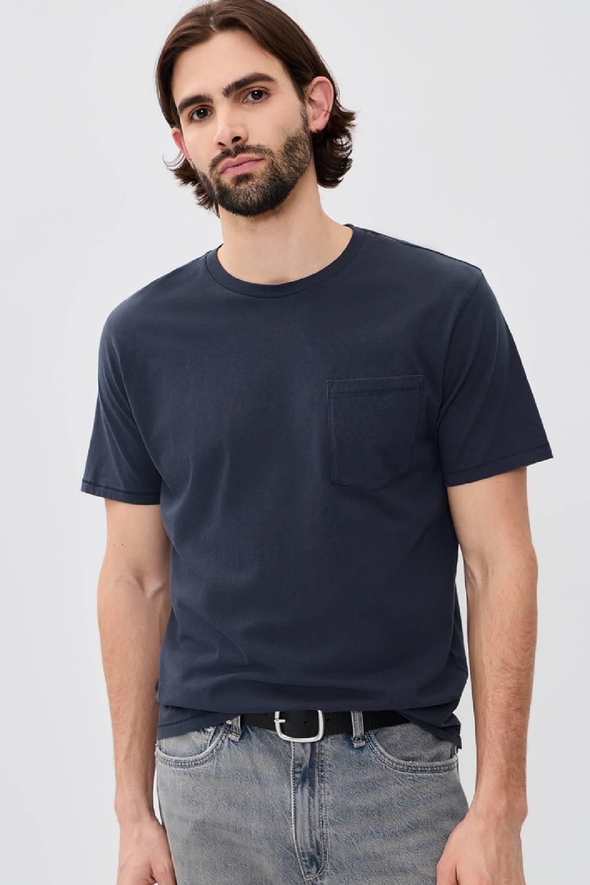 Rag & Bone Men's Garment Dye Classic Pocket Tee