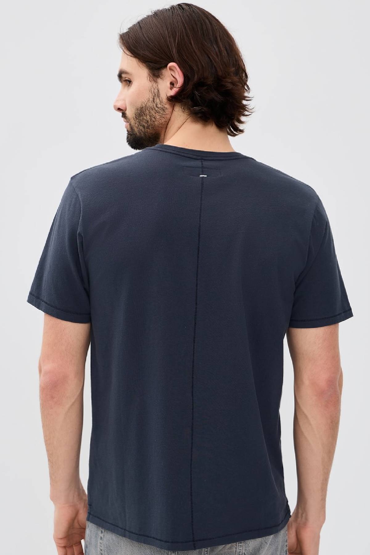 Rag & Bone Men's Garment Dye Classic Pocket Tee - Salute