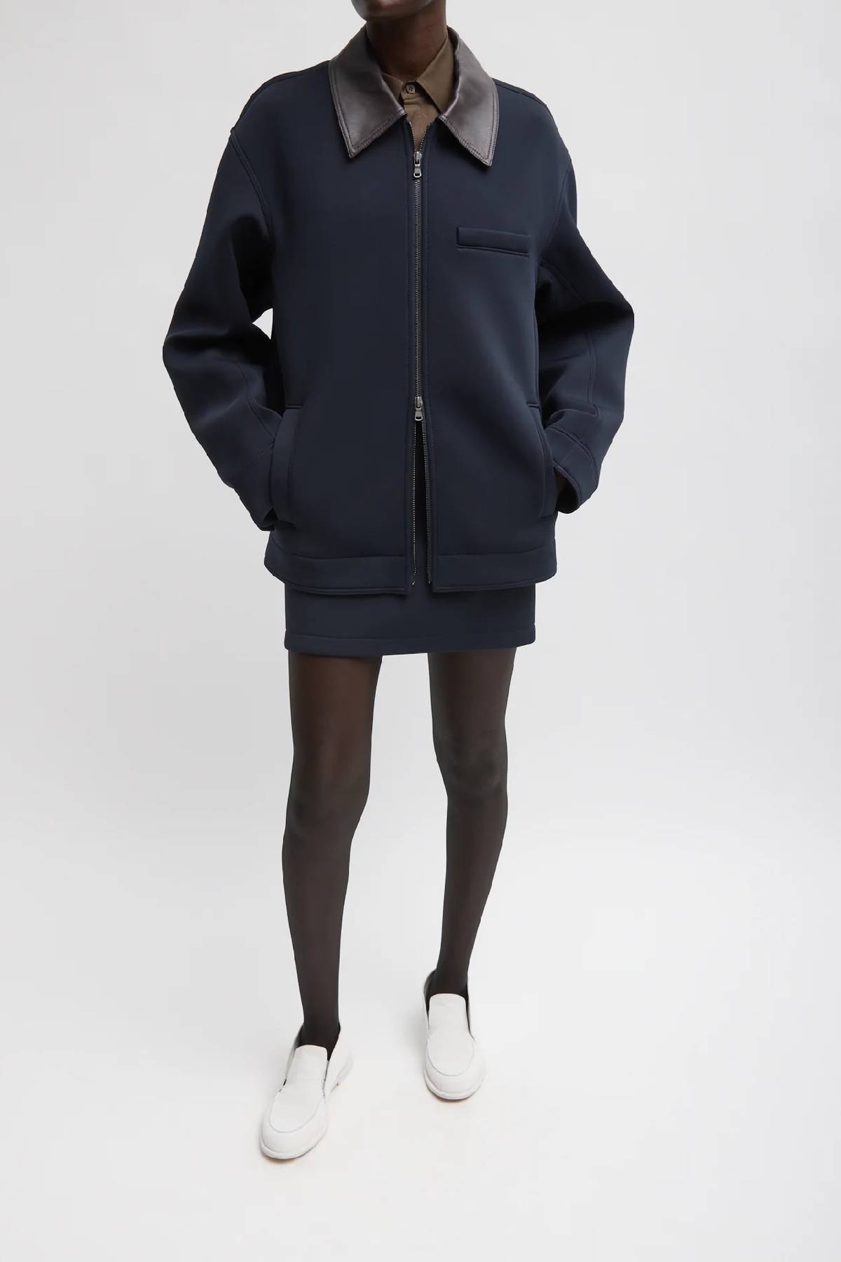 Tibi Bonded Twill Unisex Workmen Jacket