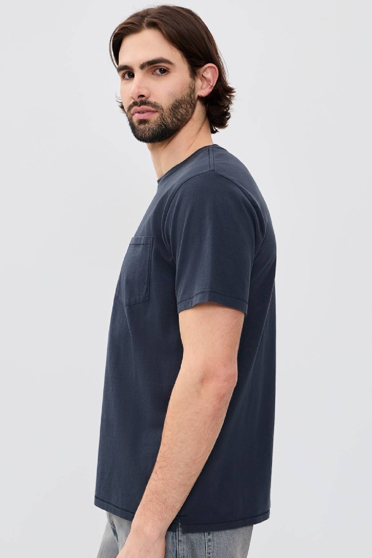Rag & Bone Men's Garment Dye Classic Pocket Tee