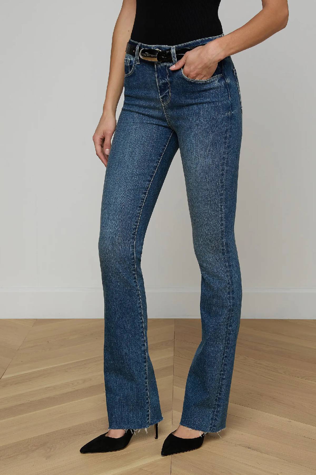 L’AGENCE Ruth Straight Leg Jean - Fair Oak