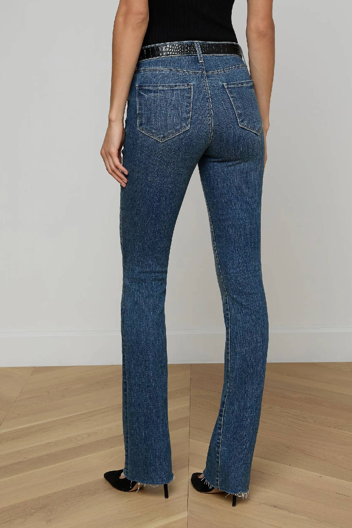 L’AGENCE Ruth Straight Leg Jean - Fair Oak
