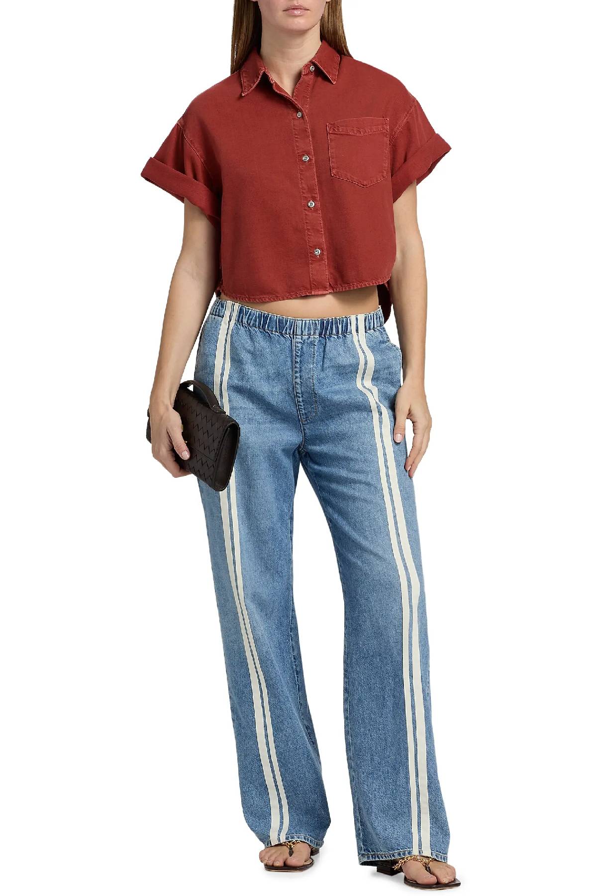 Rag & Bone Marin Short Sleeve Top