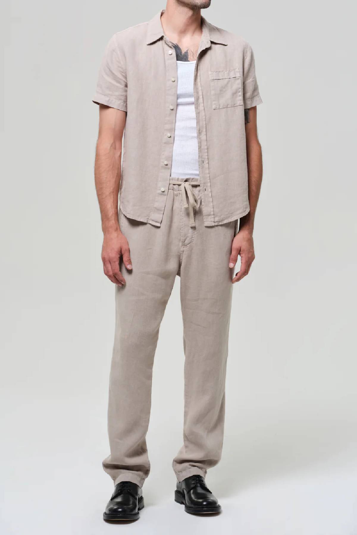 Citizens of Humanity Men's Short Sleeve Pocket Cairo Shirt