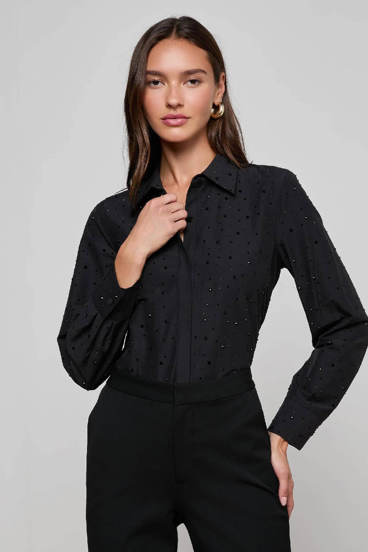 L’AGENCE Ellery Crystal Shirt