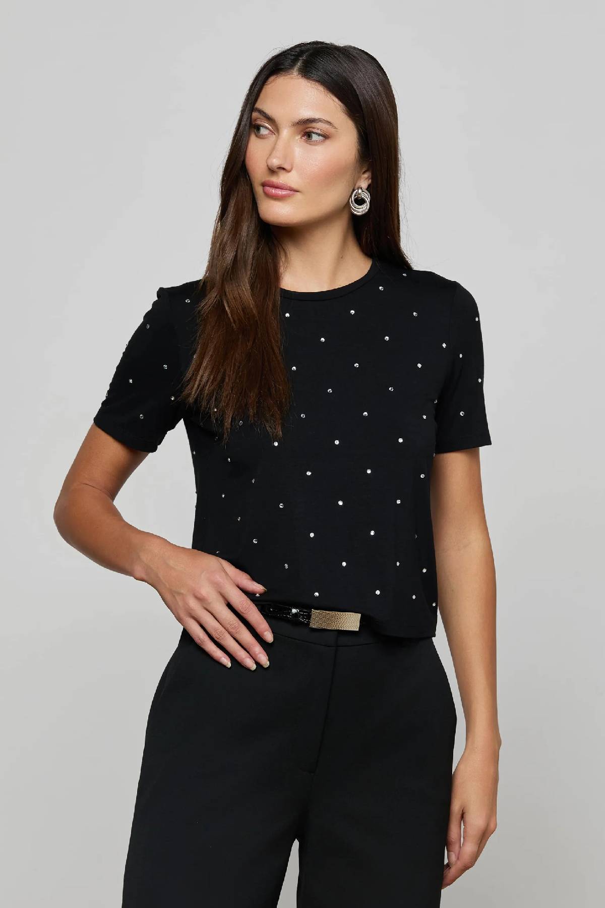 L’AGENCE Stormy Embellished Tee