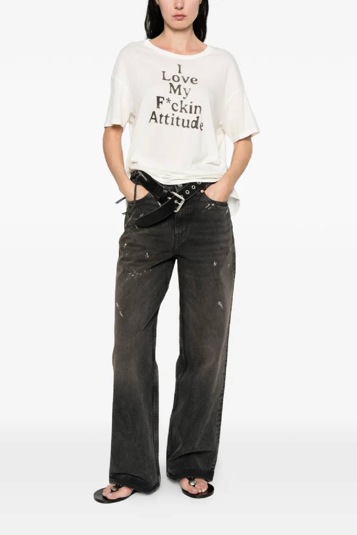 R13 Fkn Attitude Relaxed Tee