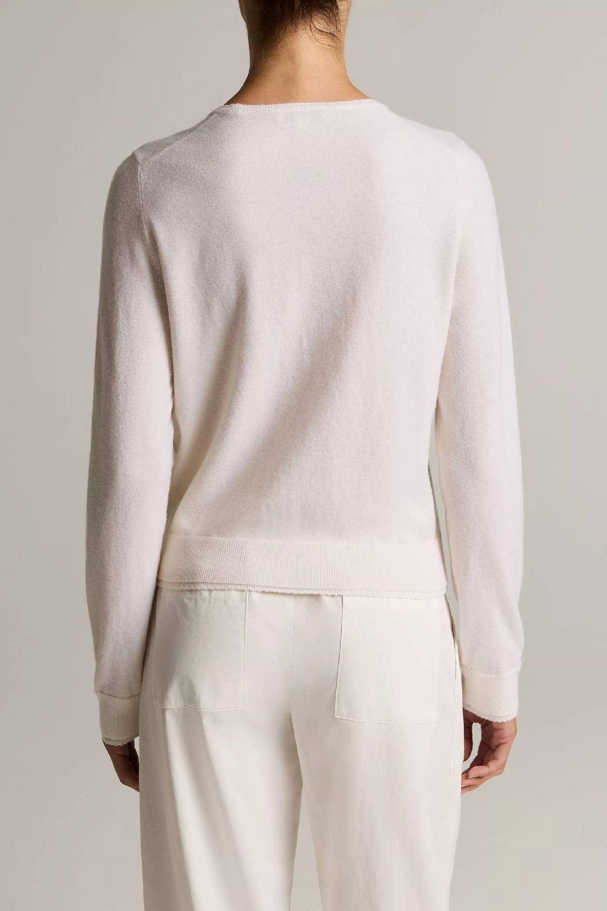 Vince Scallop Trim Cardigan