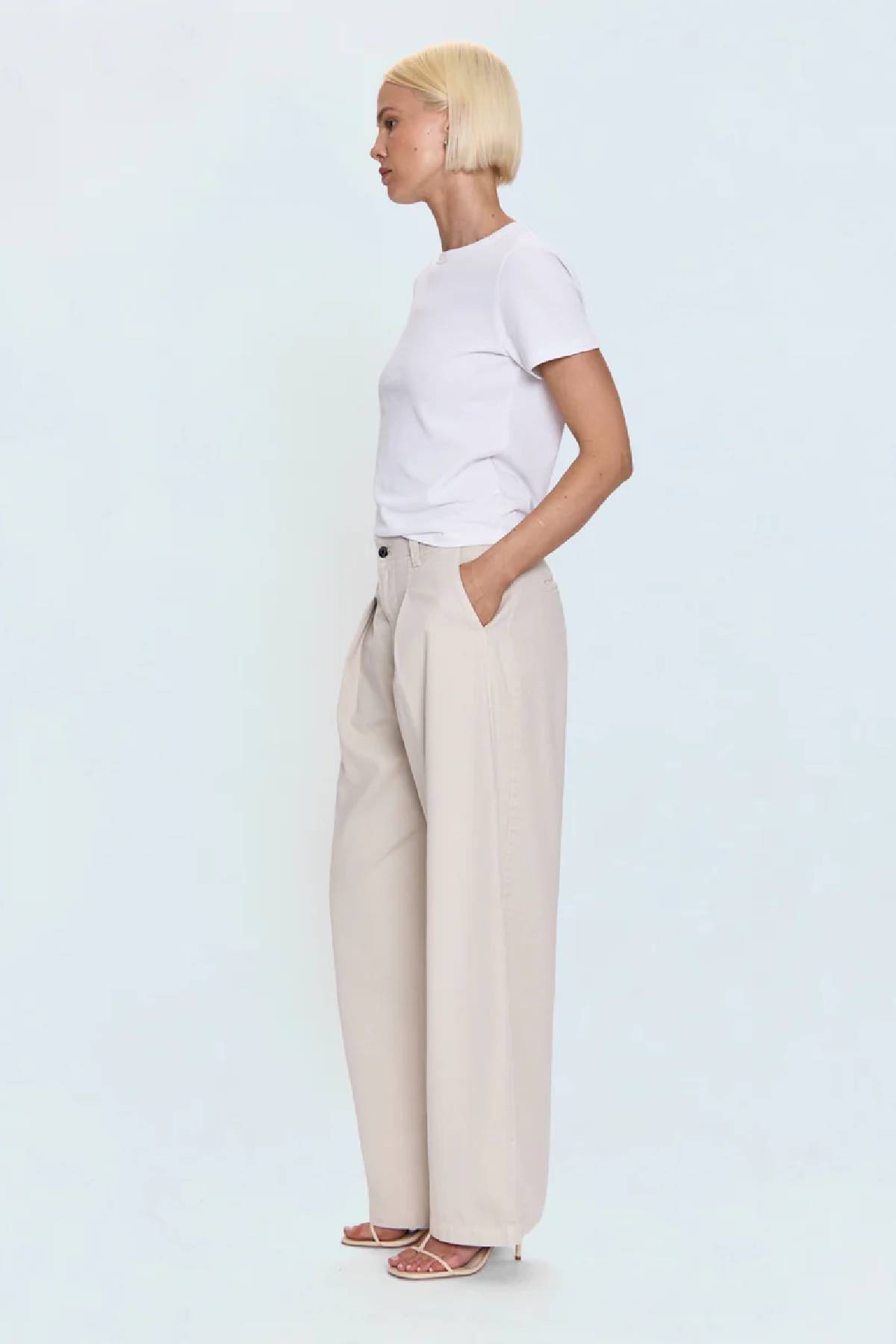 Pistola Eden Pleated Barrel Trouser