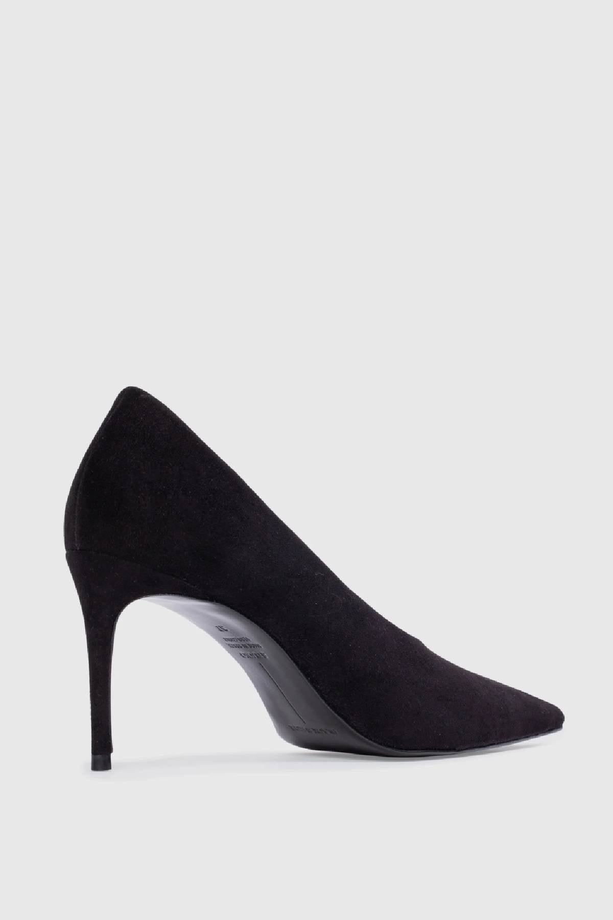 Black Suede Studio Jona 80 Pump