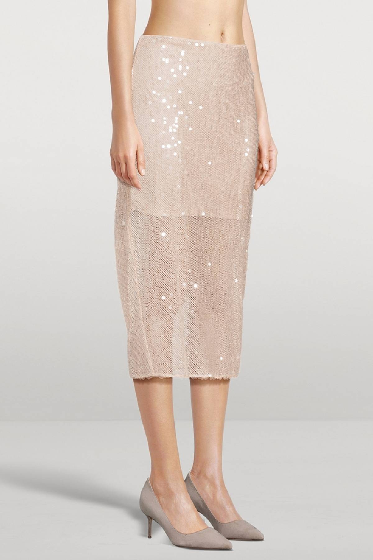 Veronica Beard Allora Sequin Midi Skirt